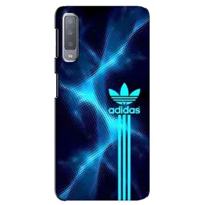 Чохли Адидас для Samsung Galaxy A7-2018, A750 (AlphaPrint) (Синій Адідас)