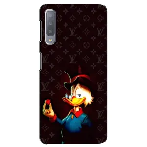 Чехлы для Samsung Galaxy A7-2018, A750 - Скрудж МакДак Louis Vuitton (PREMIUMPrint) (Скрудж с бриллиантом)