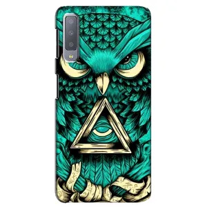 Чохол з пташками на Samsung Galaxy A7-2018, A750 (VPrint) (Сова з оком)