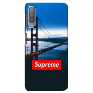 Чехол для Samsung Galaxy A7-2018, A750 с картинкой Supreme (AlphaPrint) (Стиль Supreme)