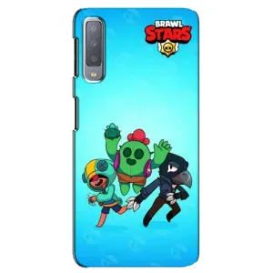 Чехлы Brawl Stars для Samsung Galaxy A7-2018, A750 (AlphaPrint) (Трио героев)