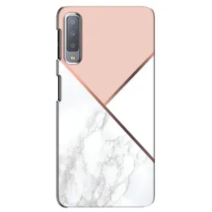 Мраморный чехол на Samsung Galaxy A7-2018, A750 (VPrint) (Тройной мрамор)