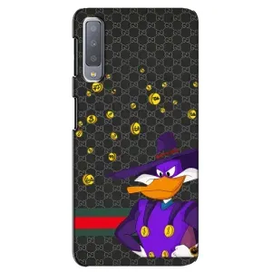 Брендновые Чехлы для Samsung Galaxy A7-2018, A750 - (PREMIUMPrint) (Утка Гуччи)