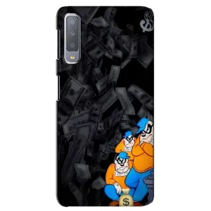 Чехлы с крутыми принтами для Samsung Galaxy A7-2018, A750 - (PREMIUMPrint) (Воры)