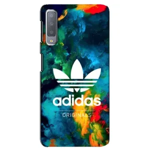 Чохли Адидас для Samsung Galaxy A7-2018, A750 (AlphaPrint) (Яскравий Адідас)