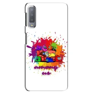 Чехол Амонг Ас для Samsung Galaxy A7-2018, A750 (AlphaPrint) (Яркий АмонгАс)