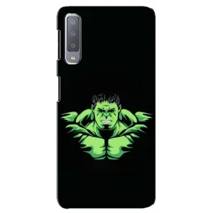 Чохли з героями Марвел Samsung Galaxy A7-2018, A750 (VPrint) (Зелений Халк)