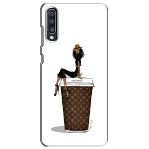 Чохли Луі Вітон для Samsung Galaxy A70 2019 (A705F) (AlphaPrint - LOUIS VUITTON) (кава LOUIS VUITTON)