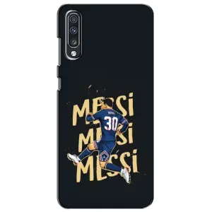 Чехлы для Samsung Galaxy A70 2019 (A705F) (Leo чемпион) (AlphaPrint) (Messi ПСЖ)
