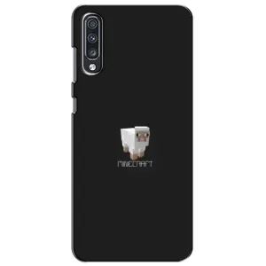 Чехол Майнкрафт на Samsung Galaxy A70 2019 (A705F) (AlphaPrint) Minecraft (Овечка Майнкрафт)