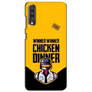 Чехол PUBG для Самсунг А70 (2019) (AlphaPrint) (Pubg шлем)