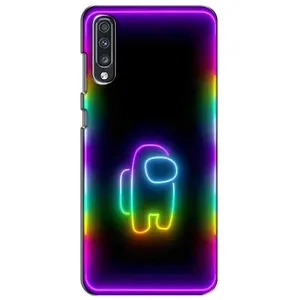 Чехол Амонг Ас для Samsung Galaxy A70 2019 (A705F) (AlphaPrint) (Яркий скин)