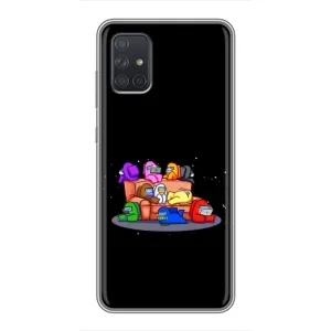 Чехол Амонг Ас для Samsung Galaxy A71 (A715) (AlphaPrint) (Амонг-ас)