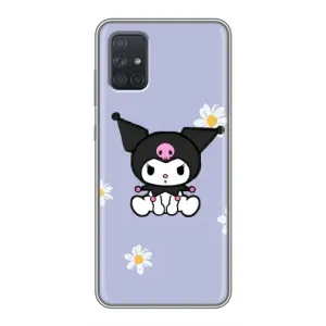 Чехол с кроликом Куроми на Samsung Galaxy A71 (A715) (Куроми в цветах)