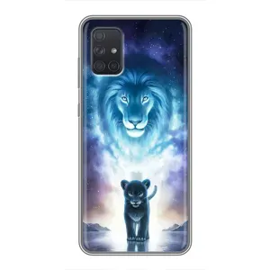 Чехол со Львом для Samsung Galaxy A71 (A715) (VPrint) (Маленький лев)