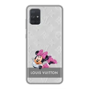 Чехол Disney Mouse Samsung Galaxy A71 (A715) (PREMIUMPrint) (Мики Маус ЛВ)
