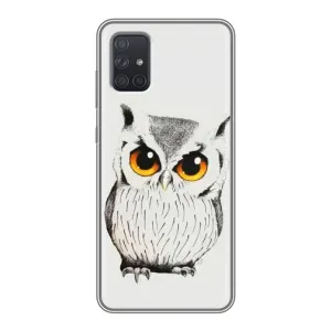 Чехол с птицами на Samsung Galaxy A71 (A715) (VPrint) (Милая Сова)