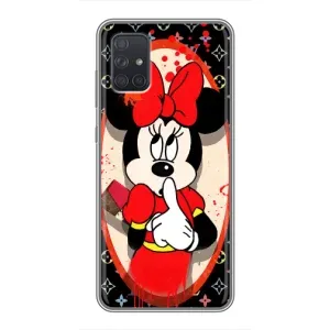 Чехол Disney Mouse Samsung Galaxy A71 (A715) (PREMIUMPrint) (Минни Маус ЛВ)