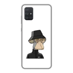 Чехлы с Обезьянами NFT для Samsung Galaxy A71 (A715) (AlphaPrint) (обезьяна NFT Adidas)