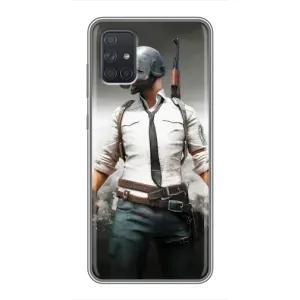 Чехол PUBG для Самсунг А71 (AlphaPrint)