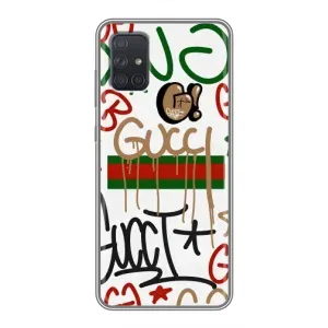 Брендновые Чехлы для Samsung Galaxy A71 (A715) - (PREMIUMPrint) (Стиль GUUCI)