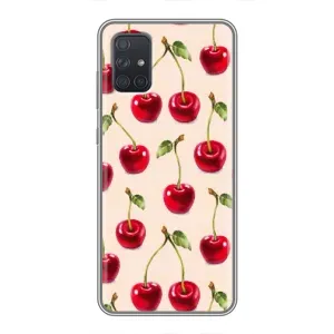 Чохли з фруктами для Samsung Galaxy A71 (A715) (VPrint) (Черешня)