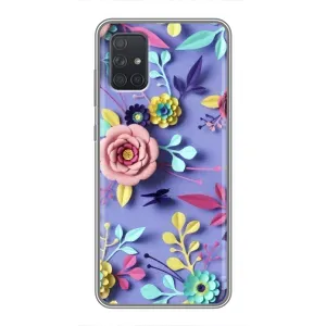 Чехлы с Цветами для Samsung Galaxy A72 (VPrint) (Цветочный дизайн)