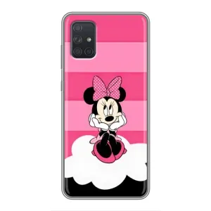 Міккі Маус чохол для Samsung Galaxy A72 (AlphaPrint - Мультяшні) (Дівчинка Maus)