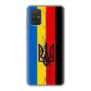 Украинские Чехлы для Samsung Galaxy A72 с картинкой УПА (AlphaPrint) (Прапор УПА)