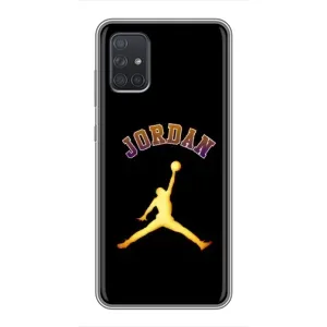 Чохли для Samsung Galaxy A72 - з картинкою JORDAN (AlphaPrint) (Jordan Gold)
