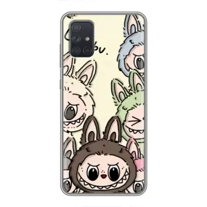 Чохол з Лабубу на Samsung Galaxy A72 (Золота мавпа Bored Ape)