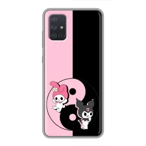 Чохол з кроликом Куромі на Samsung Galaxy A72 (Куромі Інь Янь)