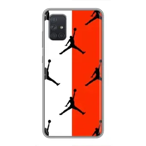 Чохли для Samsung Galaxy A72 - з картинкою JORDAN (AlphaPrint) (Лого Джордан)