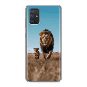 Чохол Король лев на Samsung Galaxy А72 (Мусафа та Сімба)