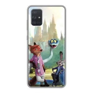 Чохол Зоотрополіс на Samsung Galaxy A72 (Герої мультфільму Зоотрополіс)