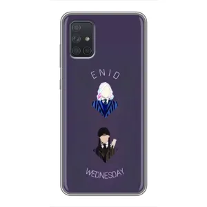 Чохли Венсдей на Samsung Galaxy A72 Уенсдей (AlphaPrint) (Венздей і подруга)