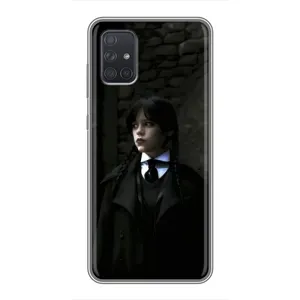 Чохол з дизайном Венздей 2 на Samsung Galaxy A72 (Темний стиль Венздей)