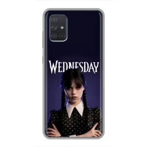 Чохли Венсдей на Samsung Galaxy A72 Уенсдей (AlphaPrint) (Wednesday)