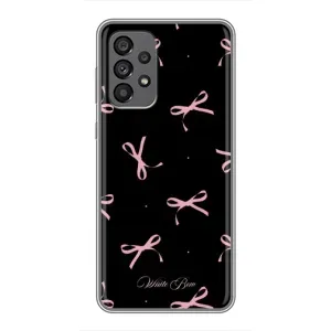 Чехол с бантиками на Самсунг Галакси 73 (5G) (Банты на черном)