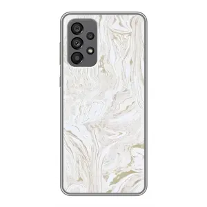 Мраморний чехол на Samsung Galaxy A73 (5G) (VPrint) (Білий мрамор)