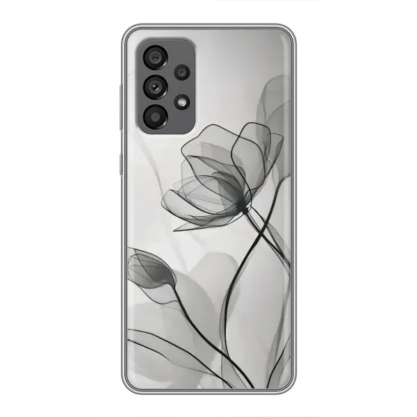 Чохол з принтом «Чорні квіти» для Samsung Galaxy A73 (5G) Чохол з принтом «Чорні квіти» для Samsung Galaxy A73 (5G)