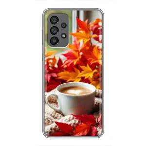 Чохол з унікальним дизайном 'Осінь з кавою' для Samsung Galaxy A73 (5G)