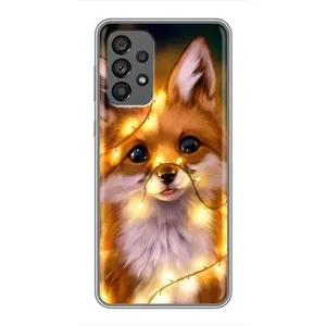 Чохли з картинкою Лисичка для Samsung Galaxy A73 (5G) (VPrint) (Лисичка в гірляндах)