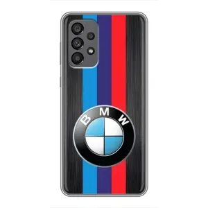 Чехол для Самсунг Галакси 73 (5G) - с принтом БМВ (AlphaPrint) (Лого BMW)