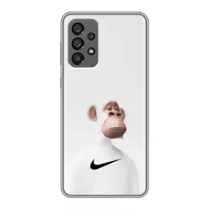 Чехлы с Обезьянами NFT для Samsung Galaxy A73 (5G) (AlphaPrint) (обезьяна NFT Nike)