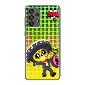 Чехлы Brawl Stars для Samsung Galaxy A73 (5G) (AlphaPrint) (Поко в самбреро)