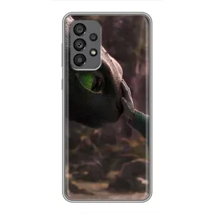 Чехол как приручить дракона на Samsung Galaxy A73 (5G) (Сцена с драконом)