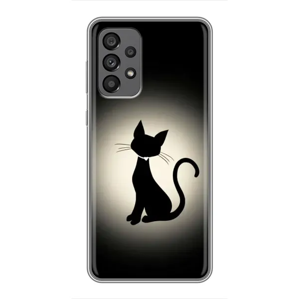 Чохол з принтом «Силует котика» для Samsung Galaxy A73 (5G) Чохол з принтом «Силует котика» для Samsung Galaxy A73 (5G)