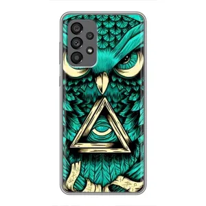 Чохол з пташками на Samsung Galaxy A73 (5G) (VPrint) (Сова з оком)