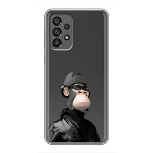 Чехлы с Обезьянами NFT для Samsung Galaxy A73 (5G) (AlphaPrint) (стильная обезьяна NFT)